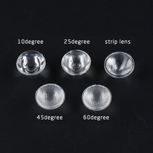 Load image into Gallery viewer, 1pcs 10/25/45/60 Degree LED Lens Strip Led Lens Flashlight Diy  Portable Lighting Accessories